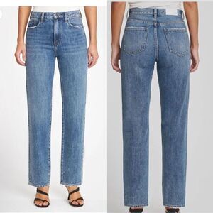 PISTOLA Cassie Super High Rise Straight Denim Sz 31 Jeans Womens Cove 34 x 30